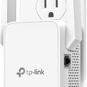 TP-Link AC1200 WiFi Extender, 2025 Wirecutter Best WiFi Extender, 1.2Gbps Home Signal Booster, Dual Band 5GHz/2.4GHz, Up to 1600 Sq.ft and 32 Devices, EasyMesh Compatible, One Ethernet Port (RE315)
