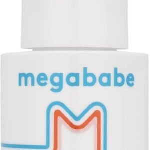 Megababe Sweat Absorbing Body Powder - Bust Dust, with Applicator Pump, Talc-Free, All Natural, 3 oz