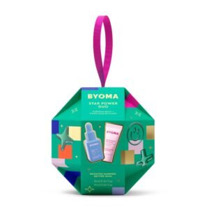 BYOMA Star Power Duo (2-Piece Kit) - Skincare Gift Set with Hydrating Serum 15mL & Moisturizing Gel Cream 15mL - Skin Barrier Repair Face Serum & Moisturizer