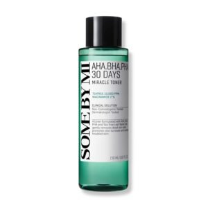 SOME BY MI AHA BHA PHA 30 Days Miracle Toner – 5.07oz, 150ml – Korean Salicylic Acid Exfoliating Face Toner for All Skin Types – Daily Pore Care & Oil Control with 2% Niacinamide – Korean Skin Care
