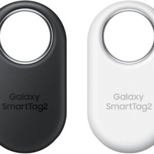 Samsung SmartTag2 (2023) Bluetooth + UWB, IP67 Water and Dust Resistant, Findable via App, 1.5 Year Battery Life (4-Pack) - Black/White (Global Edition, No US Warranty)