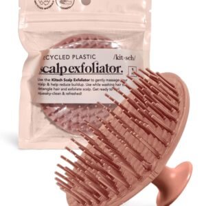 Kitsch Scalp Massager for Hair Care - Scalp Scrubber, Shampoo Brush & Exfoliator for All Hair Types - Relaxing & Exfoliating - Terracotta