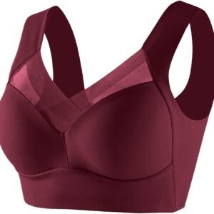 Zen Chic Bra - Seamless Powerful Push Up Wireless Bra Lift Full-Figure Posture Correcting Bra Ice Silk Anti Sagging Bra