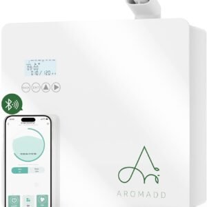 2025 Upgraded 3500 Sq.Ft Smart Scent Machine - HVAC System, Whole House Aroma & Hotel Collection Diffuser, Waterless Essential Oil Diffuser for Home, Office, 600ML Capacity, Cold Air Tech (White)