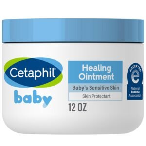 Baby Healing Ointment, Diaper Rash Ointment Soothes and Protects Baby's Irritated Skin, Skin Protectant For Dry Skin, 12oz