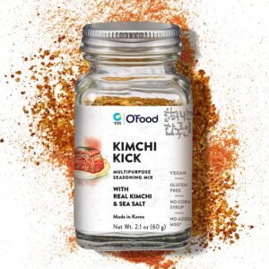 O’Food [Kimchi] Kick Korean Red Chili Pepper Seasoning Mix | Vegan, Gluten Free | No Corn Syrup, No Added MSG | Multipurpose Korean Spice Blend | Real Gochujang & Sea Salt | 2.1oz (65g), Made in Korea
