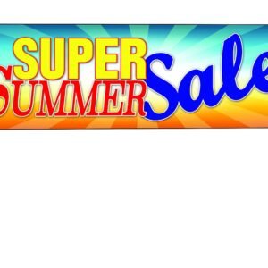 Super Summer Sale Seasonal Offers Business Advertising Vinyl Banner Sign