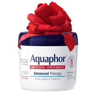 Aquaphor Healing Ointment, Advanced Therapy Skin Protectant, Multi-Purpose Healing Ointment and Body Moisturizer, Holiday Gifts for Self Care, 14 Oz Jar