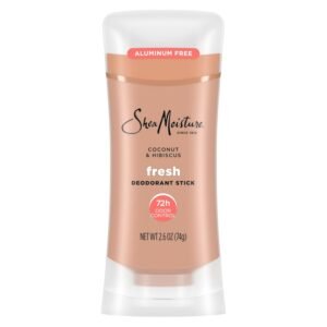 SheaMoisture Deodorant Stick 72h Odor Control Coconut & Hibiscus Fresh Aluminum Free 2.6 oz