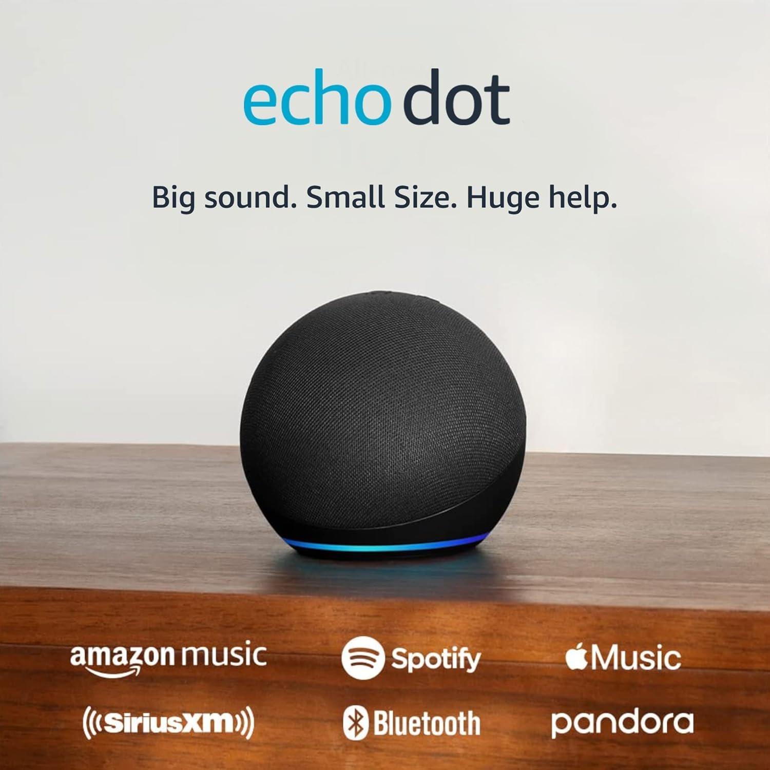Amazon Echo Dot (newest model) - Vibrant sounding speaker with Alexa+ Early Access, Great for bedrooms, dining rooms and offices, Charcoal