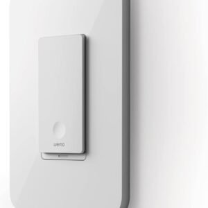 Wemo Smart Light Switch with Thread - Smart Switch for Apple HomeKit - 3 Way Switch Compatible - Smart Home Products, - Can only be used with Apple HomeKit, Apple Home App - Requires Neutral Wire