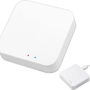 ZigBee 3.0 Hub WiFi & Bluetooth Dual Mode Gateway, Only for Tuya Product Smart Home Bridge Wireless Remote Controller,Intelligent Bridge Wireless Smart Home Gateway Voice Control via Alexa,Google Home