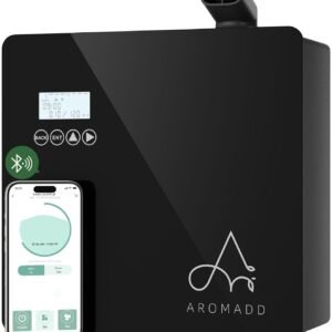 2025 Upgraded 3500 Sq.Ft Smart Scent Machine - HVAC System, Whole House Aroma & Hotel Collection Diffuser, Waterless Essential Oil Diffuser for Home, Office, 600ML Capacity, Cold Air Tech (Black)