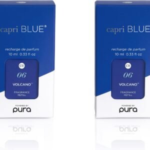Capri Blue Pura Smart Home Plug-in Diffuser Refills – Volcano with a Tropical, Citrus Scent – Long-Lasting Aromatherapy Diffuser Refills (Pack of 2)