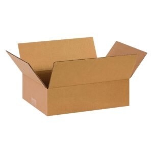 BOXES FAST 14 x 10 x 4 Corrugated Cardboard Boxes, Flat 14"L x 10"W x 4"H, Pack of 25 | Shipping, Packaging, Moving, Storage Box for Home or Business, Strong Wholesale Bulk Boxes