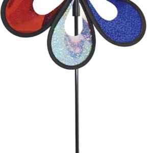 In the Breeze 2669 - 10 Inch Red, White, and Blue Mylar Windee Wheelz Spinner