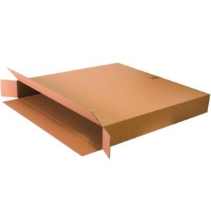 Boxes Fast BF36536FOL Side Loading Corrugated Cardboard Boxes, 36" x 5" x 36", for Shipping, Packing, Moving or Storage, Kraft (Pack of 20)