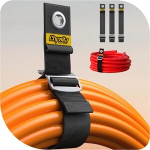 Stocking Stuffers for Men 2025, One Hand Operate [1s Gravity-Tighten] Extension Cord Holder Organizer, Hose Rope Storage Strap for RV Shed Garage Organization, Tools Gadgets Christmas Gifts for Adults