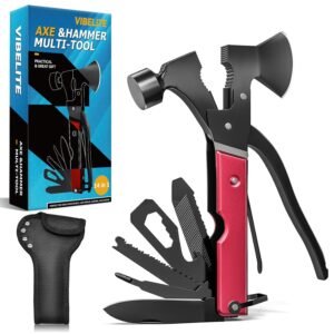 Gifts for Men, 15 in 1 Multitool Axe for Camping Hunting Hiking, Christmas Gifts for Dad, Husband, Him, Stocking Stuffers for Men Him Husband Boyfriend