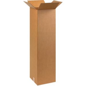 BOXES FAST 10 x 10 x 38 Corrugated Cardboard Boxes, Tall 10"L x 10"W x 38"H, Pack of 25 | Shipping, Packaging, Moving, Storage Box for Home or Business, Strong Wholesale Bulk Boxes