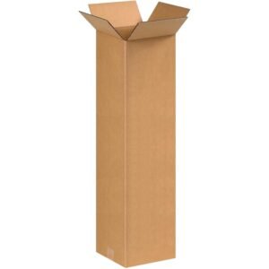 BOXES FAST 9x9x30 Tall Corrugated Boxes, Tall, 9L x 9W x 30H, Pack of 25 | Shipping, Packaging, Moving, Storage Box for Home or Business, Strong Wholesale Bulk Boxes