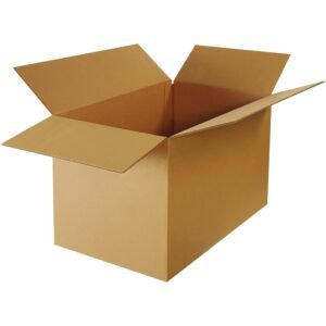 Boxes Fast BFAF362222 Double Wall Corrugated Cardboard Air Freight Shipping Boxes, 36" x 22" x 22", Bulk Cargo Containers, Consolidate Shipments, Kraft (Pack of 5)