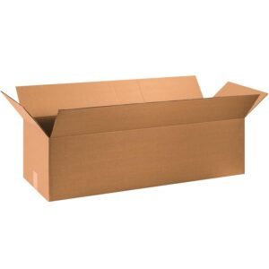 BOXES FAST 36x12x10 Long Corrugated Boxes, Long, 36L x 12W x 10H, Pack of 15 | Shipping, Packaging, Moving, Storage Box for Home or Business, Strong Wholesale Bulk Boxes
