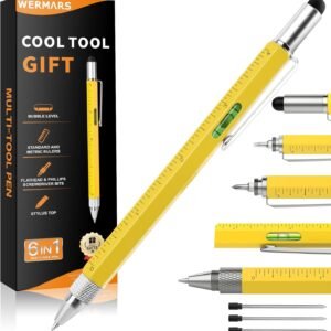 Gifts for Men,Stocking Stuffers for Men Gifts,6 in 1 Multitool Pen, Christmas Gadgets Gifts for Dad from Kids, Birthday Gift for Him,Gifts for Adults Husband, Boyfriend, Grandpa