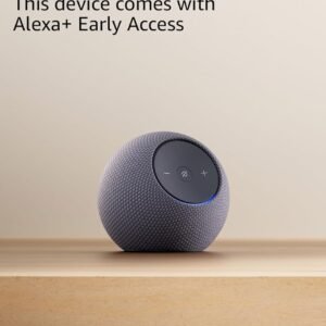 Amazon Echo Dot Max (newest model), Alexa speaker with room-filling sound and built-in smart home hub, with Alexa+ Early Access, Graphite