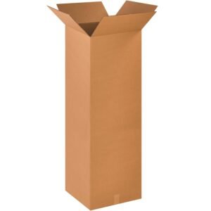 BOXES FAST 16 x 16 x 48 Corrugated Cardboard Boxes, Tall 16"L x 16"W x 48"H, Pack of 10 | Shipping, Packaging, Moving, Storage Box for Home or Business, Strong Wholesale Bulk Boxes