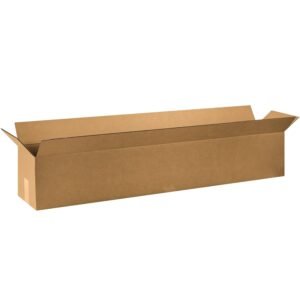 BOXES FAST 48x8x8 Long Corrugated Boxes, Long, 48L x 8W x 8H, Pack of 20 | Shipping, Packaging, Moving, Storage Box for Home or Business, Strong Wholesale Bulk Boxes