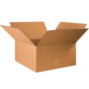 Boxes Fast 22" x 22" x 12" Double Wall Corrugated, Heavy-Duty Cardboard Boxes, BFHD222212DW, for Shipping, Packing, Moving and Storage, Kraft (Pack of 10)