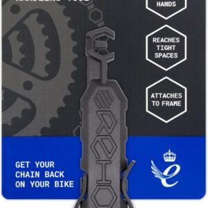 Rehook Original - Black Get Your Chain Back on Your Bike in 3 Seconds. Without The Mess Present for Any Cyclist or Gadget Lover