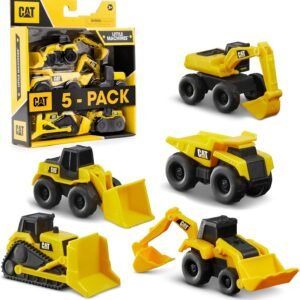 Cat Construction Little Machines 5 Pack - Great Cake Toppers