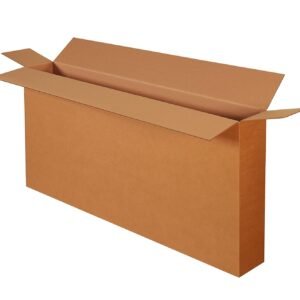 Boxes Fast BFHD54828FOL Cardboard Bike Boxes, 54" x 8" x 28", Side Loading Corrugated, for Moving, Shipping, Package or Storage, Kraft (Pack of 5)