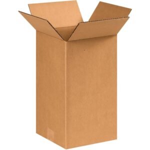 BOXES FAST 8x8x14 Tall Corrugated Boxes, Tall, 8L x 8W x 14H, Pack of 25 | Shipping, Packaging, Moving, Storage Box for Home or Business, Strong Wholesale Bulk Boxes